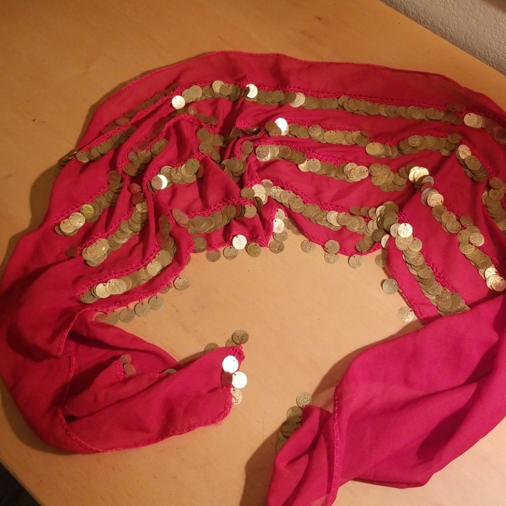 Belly dancing scarf!